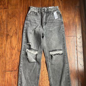 Black distressed Jeans